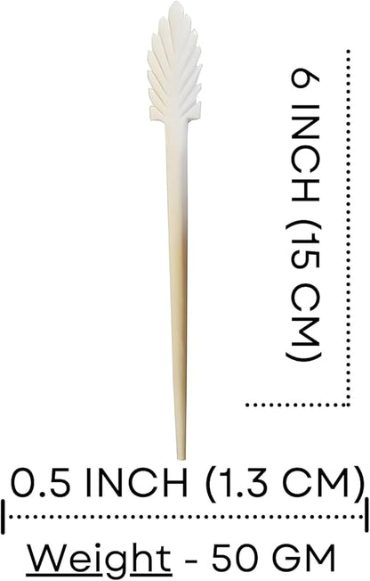 Sea Shell Hair Stick / Juda Pin for Ladies | Handmade Bun Stick with Natural Shell Design